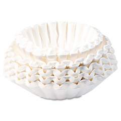 BUNN Commercial Coffee Filters, 12 Cup Size, Flat Bottom, 500/Bag, 2 Bags/Carton (1M5002)