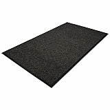 Golden Series Dual Rib Indoor Wiper Mats, Rectangular, Charcoal Gray Carpeted Surface, 36" x 60" (64030530)