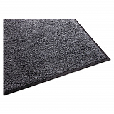 Platinum Series Walk-Off Indoor Wiper Mat, Rectangular, Gray Carpeted Surface, 48" x 72" (94040630)