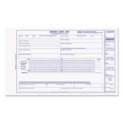 Rediform Driver's Daily Log, Two-Part Carbonless, 8.75 x 5.38, 1/Page, 31 Forms (S5031NCL)