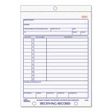 Rediform Receiving Record Book, Three-Part Carbonless, 5.56 x 7.94, 1/Page, 50 Forms (2L260)