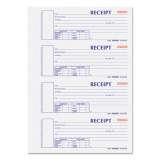 Rediform Hardcover Numbered Money Receipt Book, Two-Part Carbonless, 6.88 x 2.75, 4/Page, 300 Forms (S1654NCR)