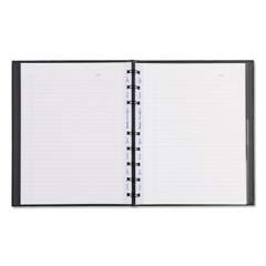 Blueline MiracleBind Notebook, 1 Subject, Medium/College Rule, Black Cover, 9.25 x 7.25, 75 Sheets (AF915081)