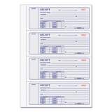 Rediform Receipt Book, Three-Part Carbonless, 7 x 2.75, 4/Page, 200 Forms (8K808)
