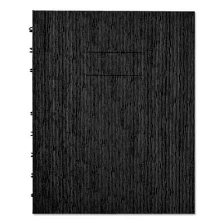 Blueline EcoLogix NotePro Executive Notebook, 1 Subject, Medium/College Rule, Black Cover, 9.25 x 7.25, 75 Sheets (A7150EBLK)