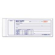 Rediform Receipt Book, Three-Part Carbonless, 7 x 2.75, 1/Page, 50 Forms (8L802)