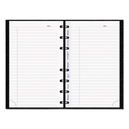 Blueline MIRACLEBIND NOTEBOOK, 1 SUBJECT, MEDIUM/COLLEGE RULE, BLACK COVER, 8 X 5, 75 SHEETS (AF615081)