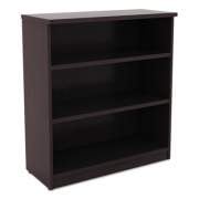Alera Valencia Series Bookcase, Three-Shelf, 31 3/4w x 14d x 39 3/8h, Espresso (VA634432ES)
