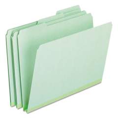 Pendaflex Pressboard Expanding File Folders, 1/3-Cut Tabs, Letter Size, Green, 25/Box (17167)