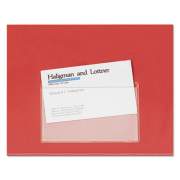 Cardinal HOLD IT Poly Business Card Pocket, Top Load, 3 3/4 x 2 3/8, Clear, 10/Pack (21500)