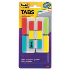 Post-it Tabs Tabs Value Pack, 1/5-Cut and 1/3-Cut Tabs, Assorted Colors, 1" and 2" Wide, 114/Pack (686VAD2)