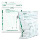 Quality Park Poly Night Deposit Bags with Tear-Off Receipt, 10 x 13, White, 100/Pack (45228)