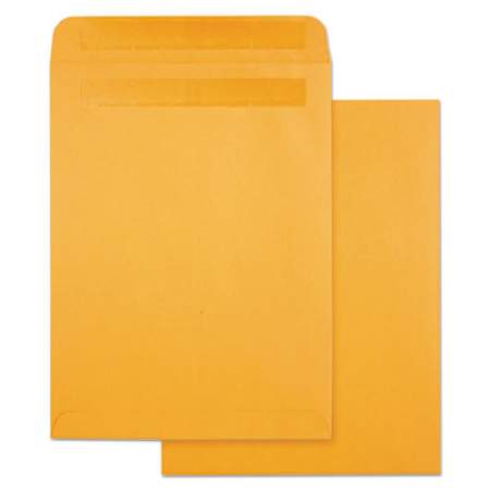 Quality Park High Bulk Self-Sealing Envelopes, #10 1/2, Cheese Blade Flap, Redi-Seal Closure, 9 x 12, Brown Kraft, 100/Box (43563)