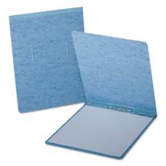 Oxford PressGuard Report Cover with Reinforced Top Hinge, Two-Prong Metal Fastener, 2" Capacity, 8.5 x 11, Light Blue/Light Blue (71101)
