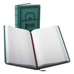 Boorum & Pease Account Record Book, Record-Style Rule, Blue Cover, 11.75 x 7.25 Sheets, 500 Sheets/Book (66500R)