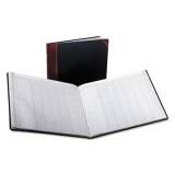 Boorum & Pease Extra-Durable Bound Book, Single-Page 12-Column Accounting, Black/Maroon/Gold Cover, 14.94 x 12.5 Sheets, 150 Sheets/Book (2515012)