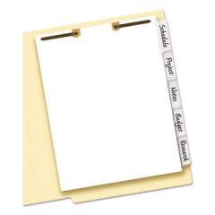 Avery Write and Erase Tab Dividers for Classification Folders, 5-Tab, Side Tab, Letter (13160)