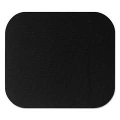Fellowes Polyester Mouse Pad, Nonskid Rubber Base, 9 x 8, Black (58024)