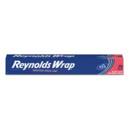 Reynolds Standard Aluminum Foil Roll, 12" x 75 ft, Silver, 35 Rolls/Carton (F28015CT)