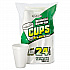 Small Foam Drink Cups, 12 oz, White, 24/Bag, 12 Bags/Carton (12JP24)