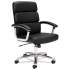 HON Traction High-Back Executive Chair, Supports 250 lb, 17.75" to 21.8" Seat Height, Black Seat/Back, Polished Aluminum Base (VL103SB11)