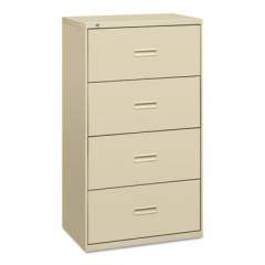 HON 400 Series Four-Drawer Lateral File, 30w x 19.25d x 53.25h, Putty (BSX434LL)