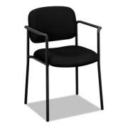 HON VL616 Stacking Guest Chair with Arms, Supports Up to 250 lb, Black (VL616VA10)
