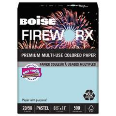 Boise FIREWORX Premium Multi-Use Paper, 20lb, 8.5 x 11, Bottle Rocket Blue, 500/Ream (MP2201BE)