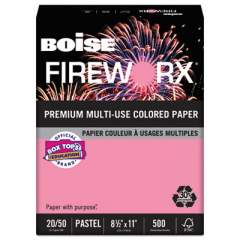 Boise FIREWORX Premium Multi-Use Paper, 20lb, 8.5 x 11, Cherry Charge, 500/Ream (MP2201CHE)