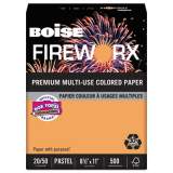 Boise FIREWORX Premium Multi-Use Colored Paper, 20lb, 8.5 x 11, Pumpkin Glow, 500/Ream (MP2201PKN)