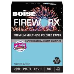 Boise FIREWORX Premium Multi-Use Paper, 20lb, 8.5 x 11, Turbulent Turquoise, 500/Ream (MP2201TT)