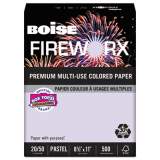 Boise FIREWORX Premium Multi-Use Paper, 20lb, 8.5 x 11, Luminous Lavender, 500/Ream (MP2201LV)