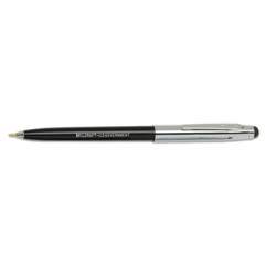 AbilityOne 7520016438194 SKILCRAFT Combo Ballpoint Pen/Stylus, Retractable, Medium 1 mm, Black Ink, Black/Silver Barrel