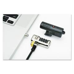AbilityOne 5340016304191, ClickSafe Combination Laptop Lock, 6ft Steel Cable, Black, 20/Set