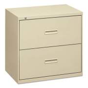 HON 400 Series Lateral File, 2 Legal/Letter-Size File Drawers, Putty, 30" x 18" x 28" (432LL)
