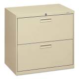 HON 500 Series Lateral File, 2 Legal/Letter-Size File Drawers, Putty, 30" x 19.25" x 28.38" (HON572LL)