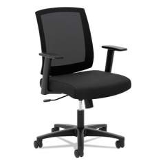 HON Torch Mesh Mid-Back Task Chair, Supports Up to 250 lb, 16.5" to 21" Seat Height, Black (VL511LH10)