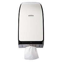 Hygienic Bathroom Tissue Dispenser, 7.38 x 6.38 x 13.75, White (40407)
