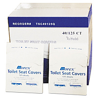 Quarter-Fold Toilet Seat Covers, 14.17 x 16.73, White, 5,000/Carton (TSC40125QB)