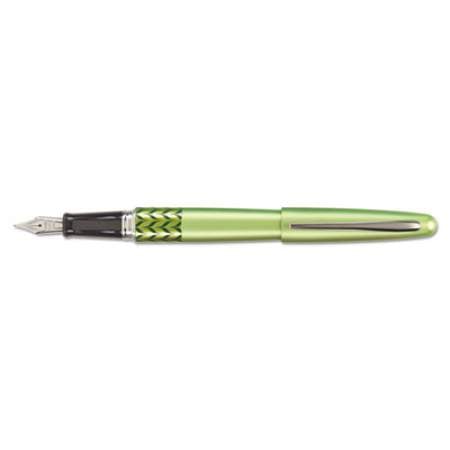 Pilot MR Retro Pop Collection Fountain Pen, Fine 0.7 mm, Black Ink, Green (91431)