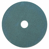 Ultra High-Speed Floor Burnishing Pads 3100, 27.25" Diameter, Aqua, 5/Carton (20379)