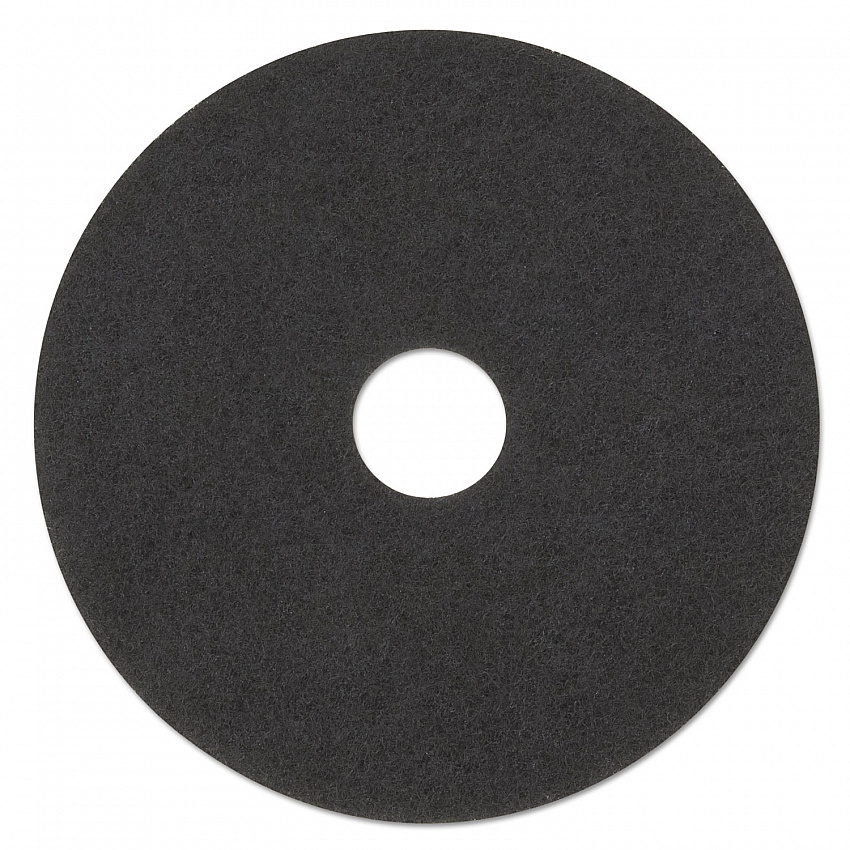 Low-Speed Stripper Floor Pad 7200, 23" Diameter, Black, 5/Carton (08385)