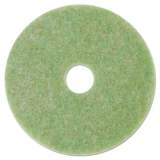 3M Low-Speed TopLine Autoscrubber Floor Pads 5000, 17" Diameter, Green/Amber, 5/Carton (18049)
