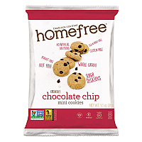 Gluten Free Chocolate Chip Mini Cookies, 1.1 oz Pack, 30/Carton (01873)