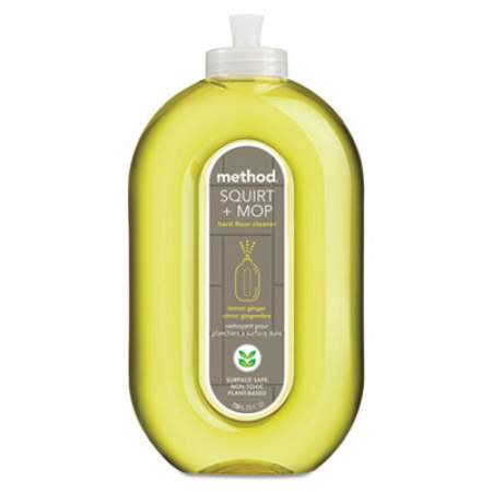 Method Squirt + Mop Hard Floor Cleaner, 25 oz Spray Bottle, Lemon Ginger Scent (00563)