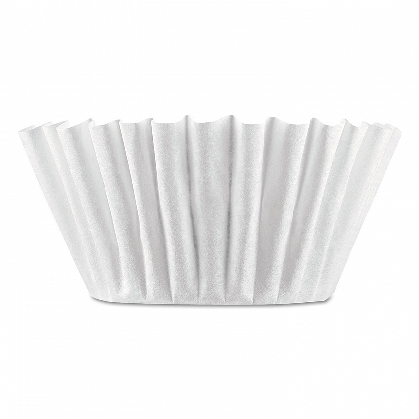 Coffee Filters, 8 to 12 Cup Size, Flat Bottom, 100/Pack (BCF100B)