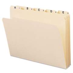 Smead Indexed File Folder Sets, 1/5-Cut Tabs, A-Z, Letter Size, Manila, 25/Set (11777)