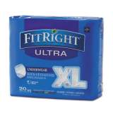 Medline FitRight Ultra Protective Underwear, X-Large, 56" to 68" Waist, 20/Pack (FIT23600A)