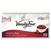 Everyday Dinner Napkins, 2-Ply,12.75 x 13, White, 300/Pack (3550314)