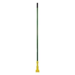 Rubbermaid Commercial Gripper Fiberglass Mop Handle, 60", Green/Yellow (H246GRE)